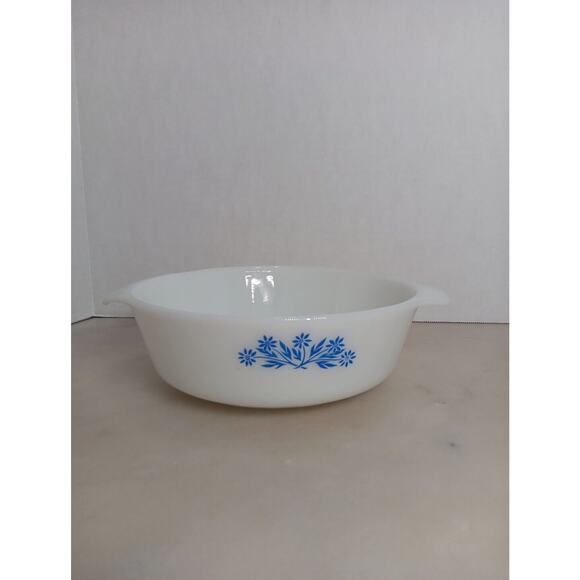 Fire King Anchor Hocking Blue Cornflower 1.5Qt #437 1Qt #436 Vintage casserole - Picture 2 of 16